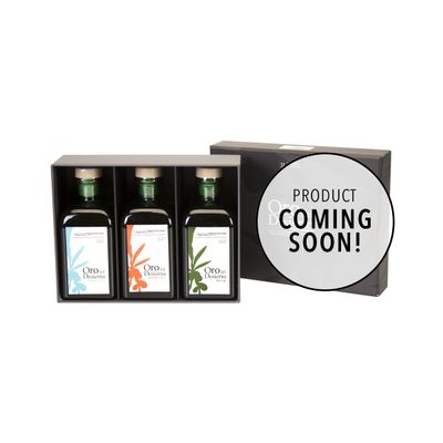 Oro del Desierto Gift Set Monocultivar (EVOO) 3 x 250ml (Coming Soon)