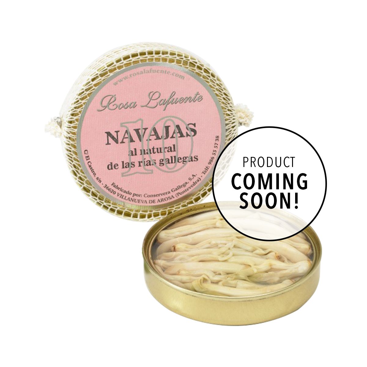 Rosa Lafuente Razor shells in Brine (Coming Soon)