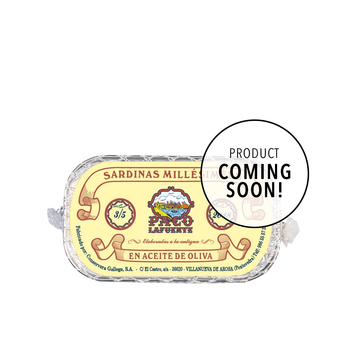 Paco Lafuente Sardines Millesime 10 Years (Coming Soon)
