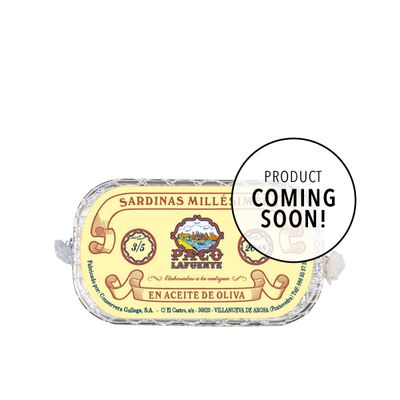 Paco Lafuente Sardines Millesime 10 Years (Coming Soon)