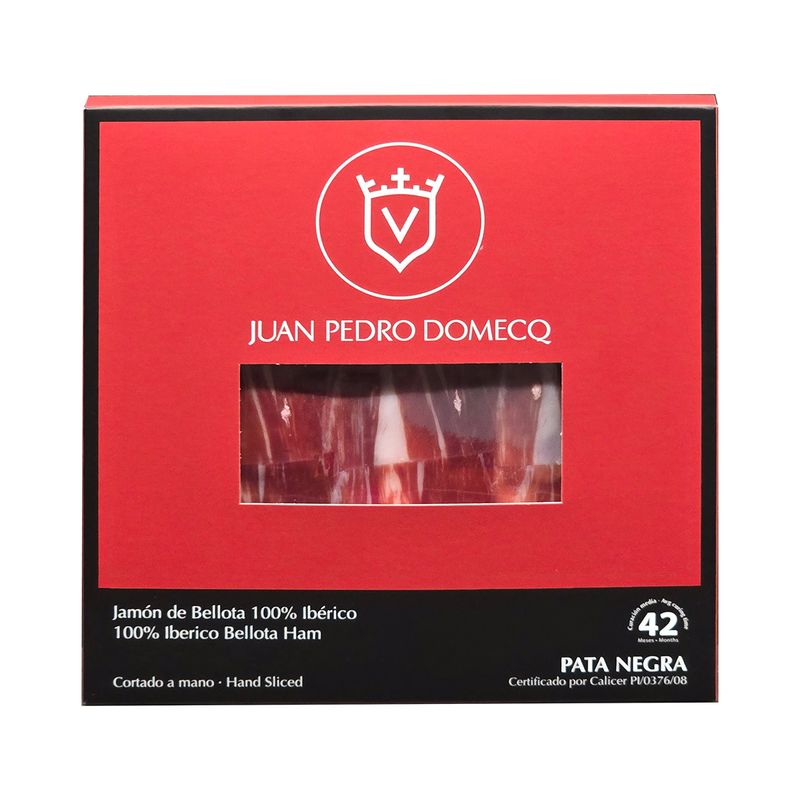 Jamon 100% Iberico de Bellota Premium Jabugo Juan Pedro Domecq Hand Carved 80g