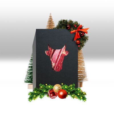 Txanton Meat Box + Premium Avilena Beef 4YO T-Bone Steak 1kg (Approx.)
