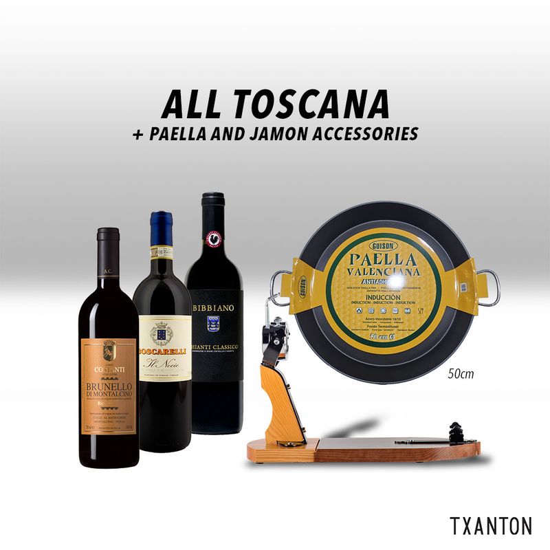 All Toscana &amp; El Cid Paellera and Jamon Holder