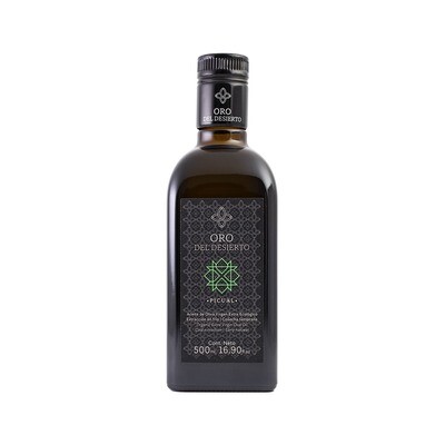 Oro del Desierto Picual Extra Virgin Olive Oil (EVOO) 500ml