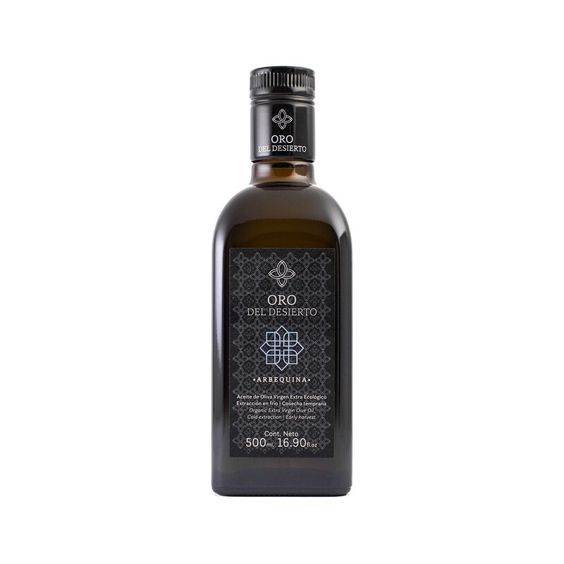 Oro del Desierto Arbequina Extra Virgin Olive Oil (EVOO) 500ml