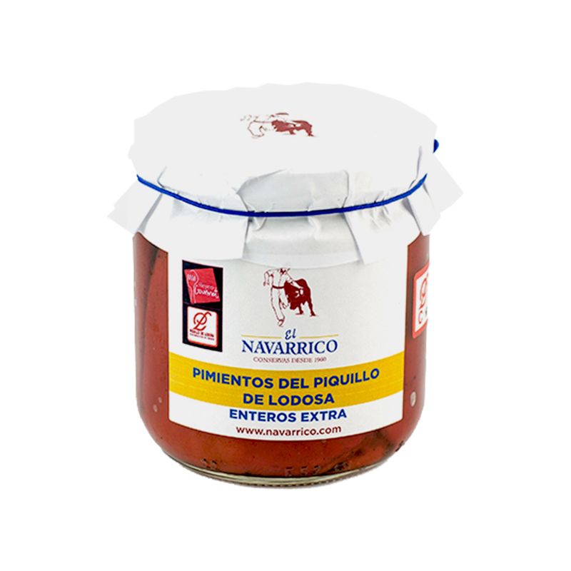 El Navarrico Whole Piquillo Peppers 320g Big Jar