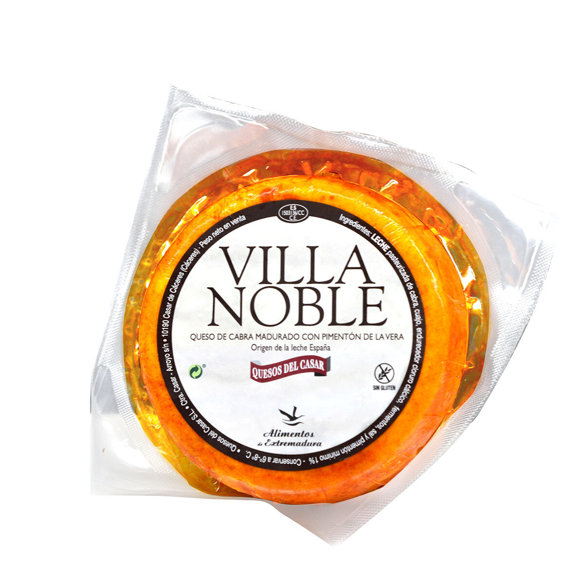 Villa Noble Goat Cheese Pimenton Ripened Wheel (340g)