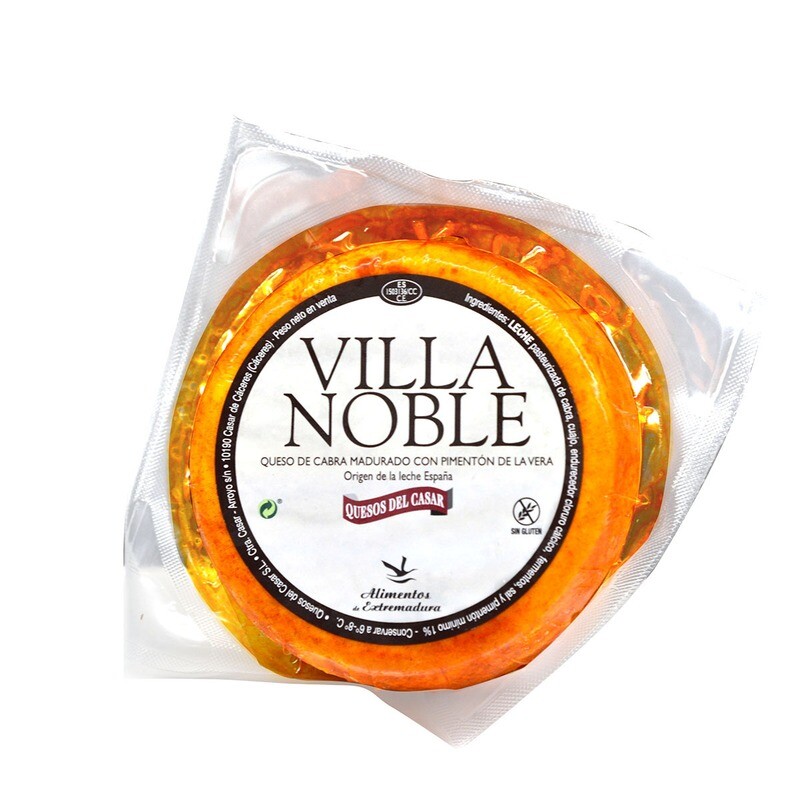 Villa Noble Goat Cheese Pimenton Ripened Wheel (340g)