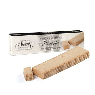 Vicens Excellence Nougat History Creamy Almond 150g 
