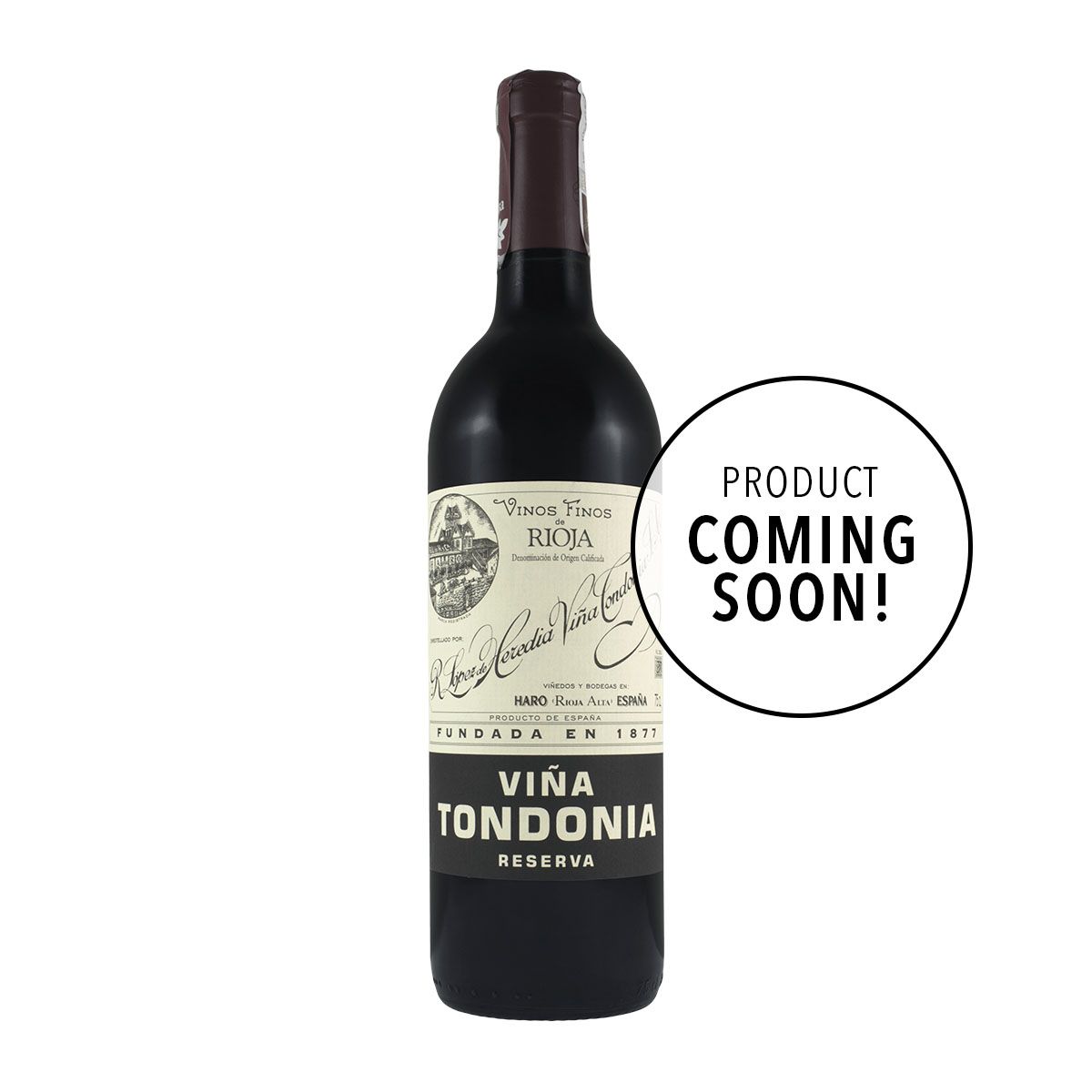 Vina Tondonia Tinto Reserva 2001 (Coming Soon)