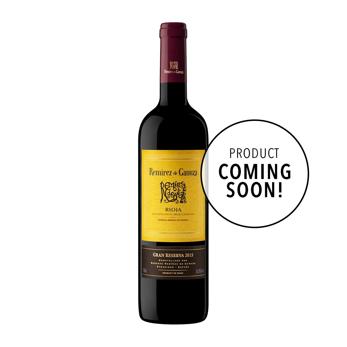 Remirez de Ganuza Gran Reserva 2015 (Coming Soon)