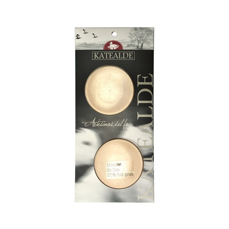Katealde Medallon Duo Mousse de Foie 50%, 2 x40g