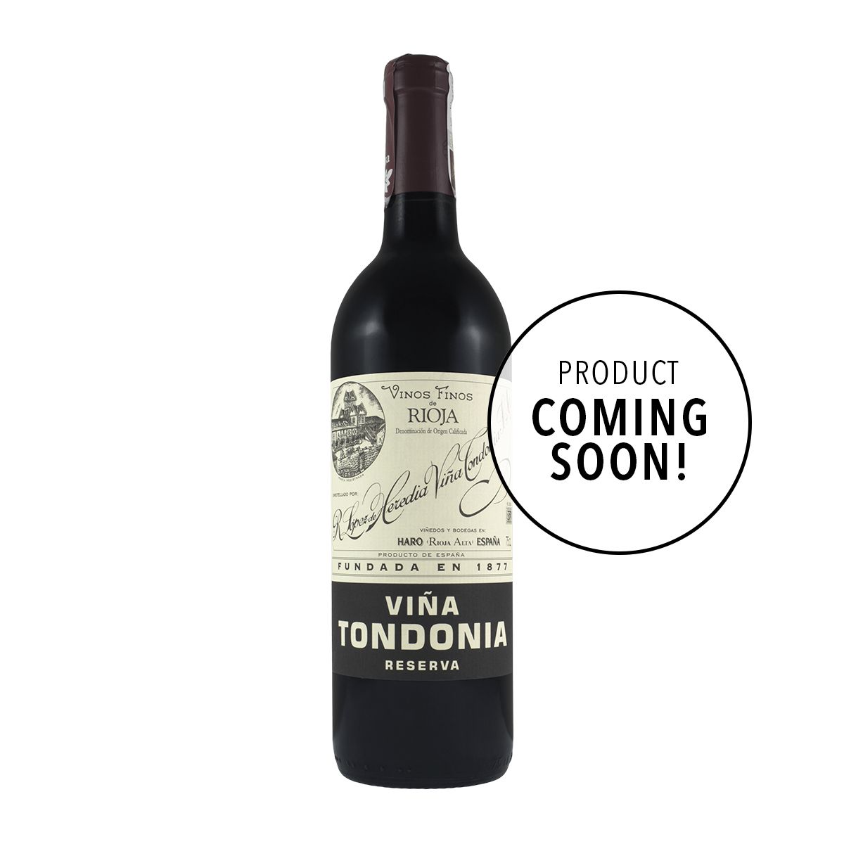 Vina Tondonia Tinto Reserva 2012 (Coming Soon)