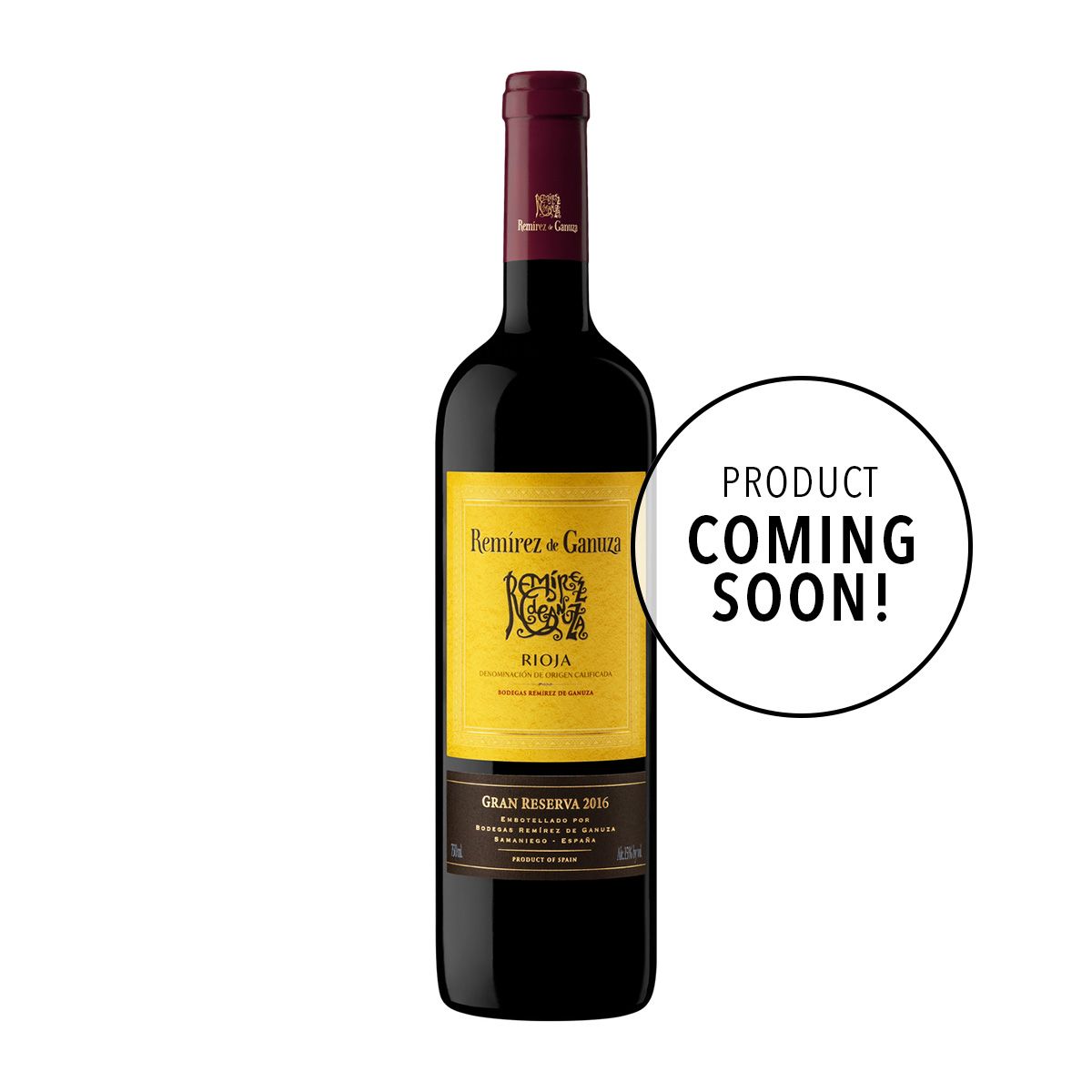 Remirez de Ganuza Gran Reserva 2016 (Coming Soon)