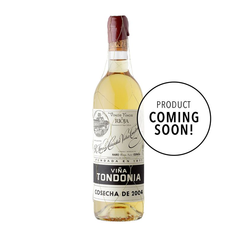 Vina Tondonia Gran Reserva Blanco 2004 (Coming Soon)