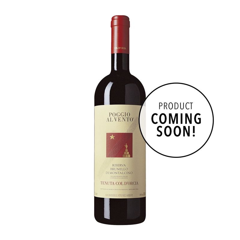 Col d'Orcia  Brunello di Montalcino Poggio al Vento 2001  (Coming Soon)