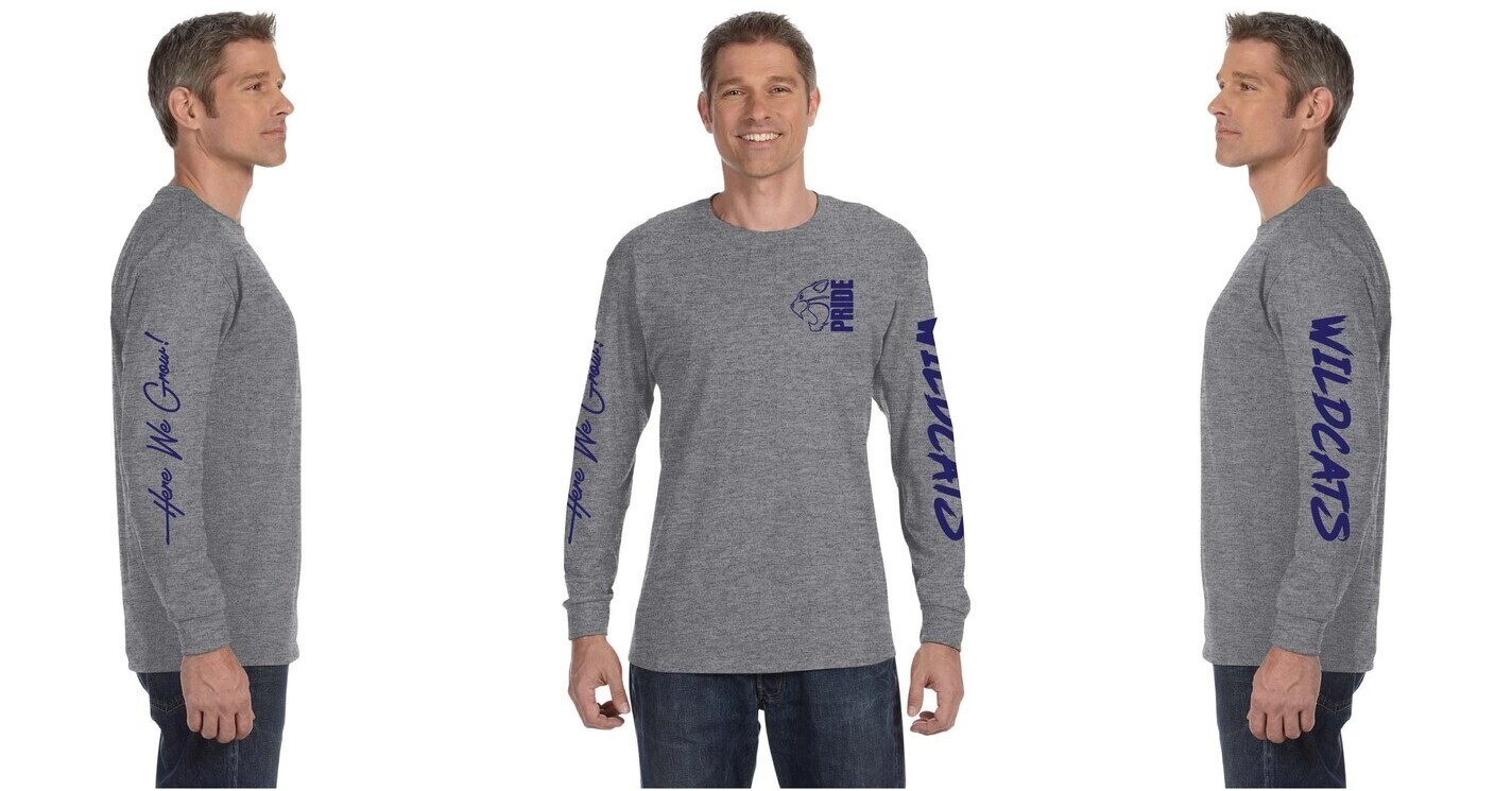 LARGE: NEW Long Sleeve Ash