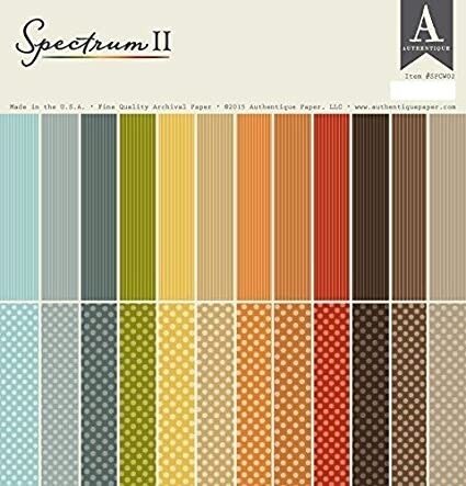 Authentique Paper12X12 Spectrum Series Paper Pad 2