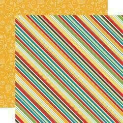 Back To School Double-Sided Cardstock 12"X12"School Stripes