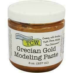 Crafter's Workshop Modeling Paste 8ozGrecian Gold