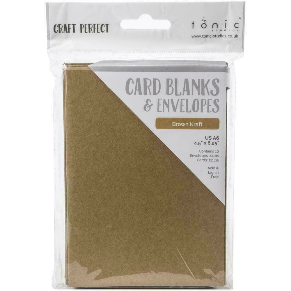 Craft Perfect Card Blanks US A6Kraft Card