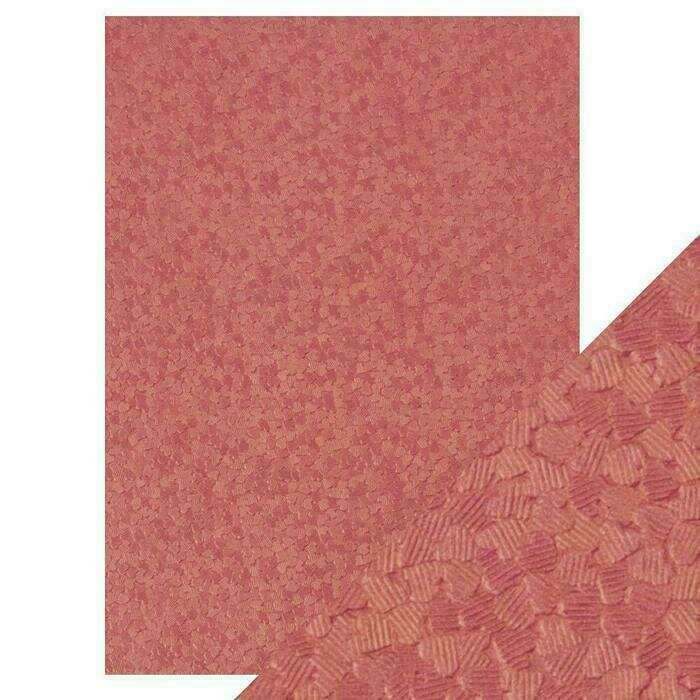 Craft Perfect - Hand Crafted Cotton Paper - Coral Confetti - A4(5/PK)
