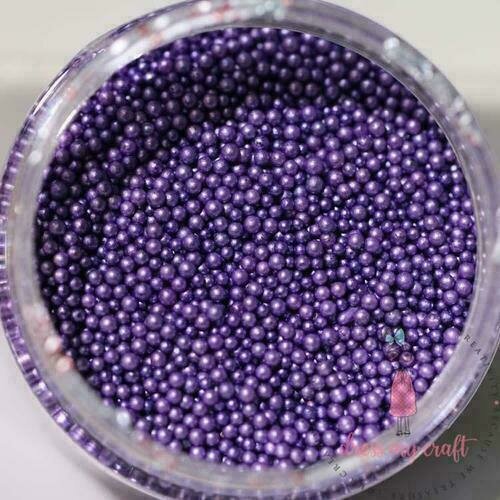 Dress My Craft Flower Pearls - Purple