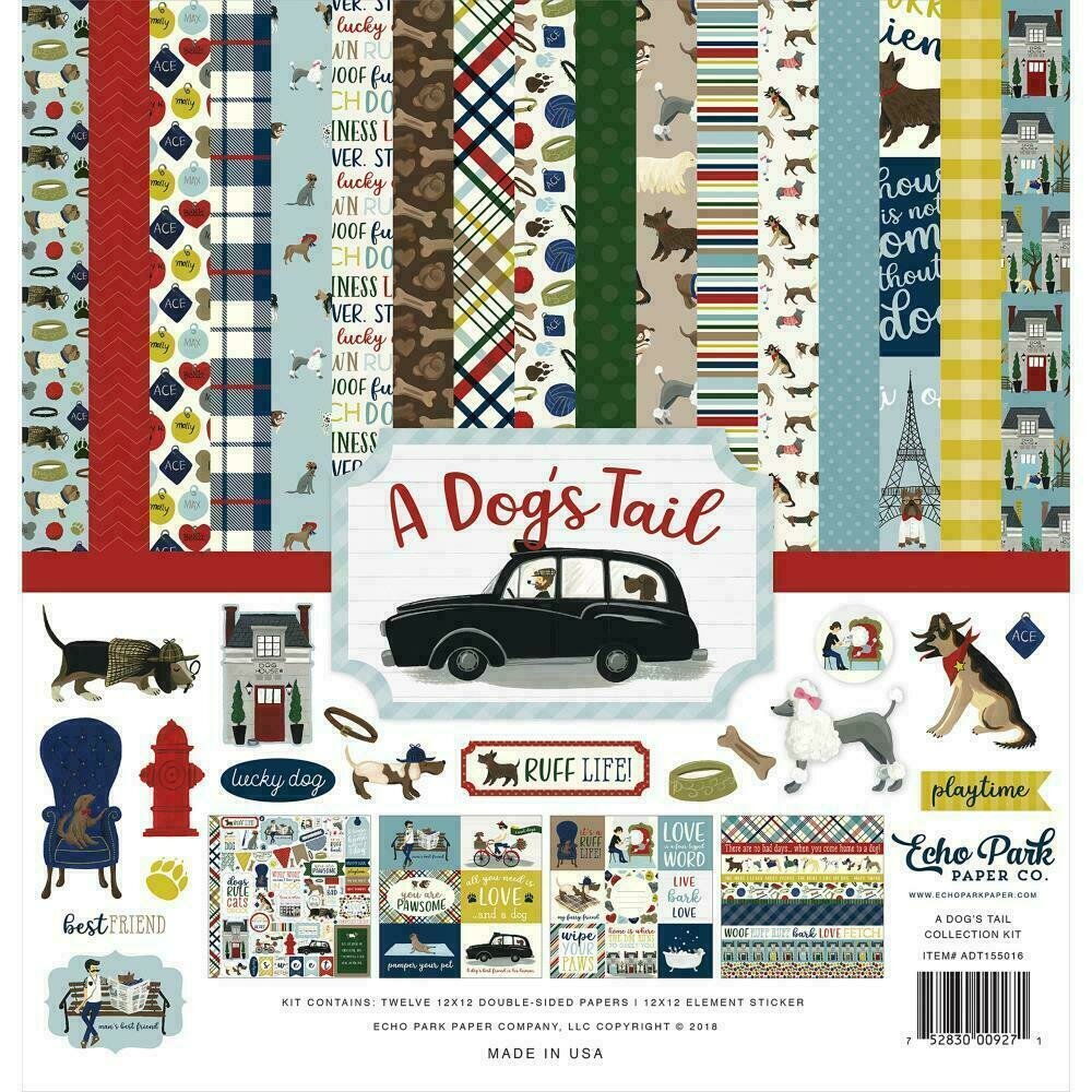 Echo Park Collection Kit 12"X12"A Dog's Tail