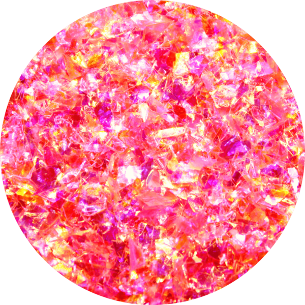 Glitter solvent resistant glitter -Pink Lemonade