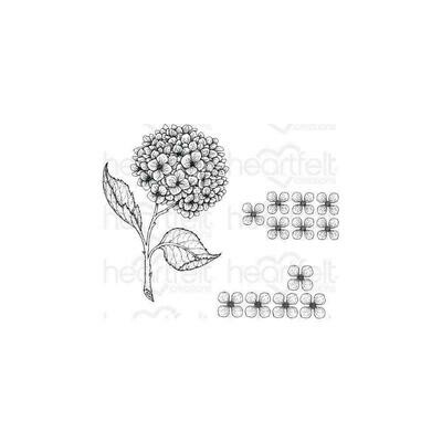 Heartfelt Creations Cling Rubber Stamp Set Cottage Garden -Cottage Garden Hydrangea
