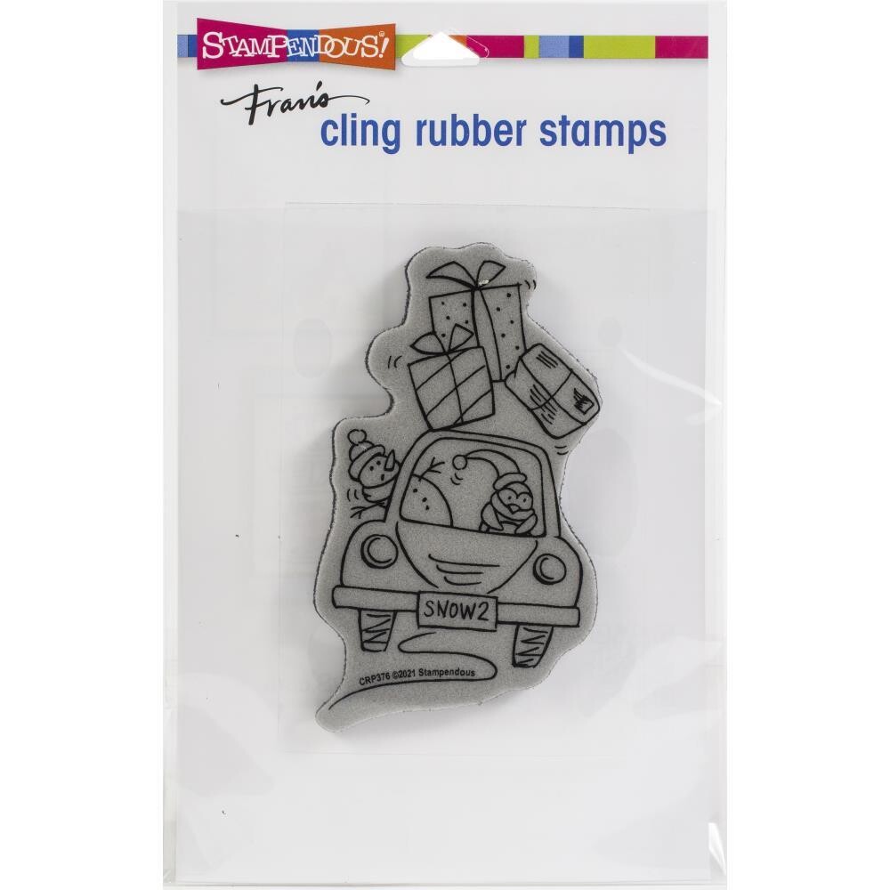 Stampendous Cling Rubber Stamps - Holiday Delivery
