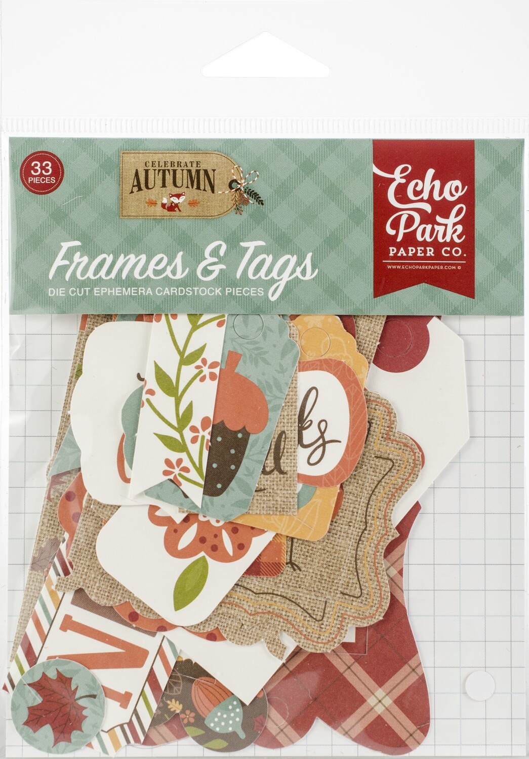 Echo Park Celebrate Autumn - Frames And Tags