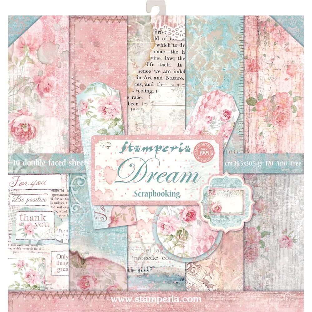 Stamperia Dream 12" X 12" Collection Pack - 10 Sheets