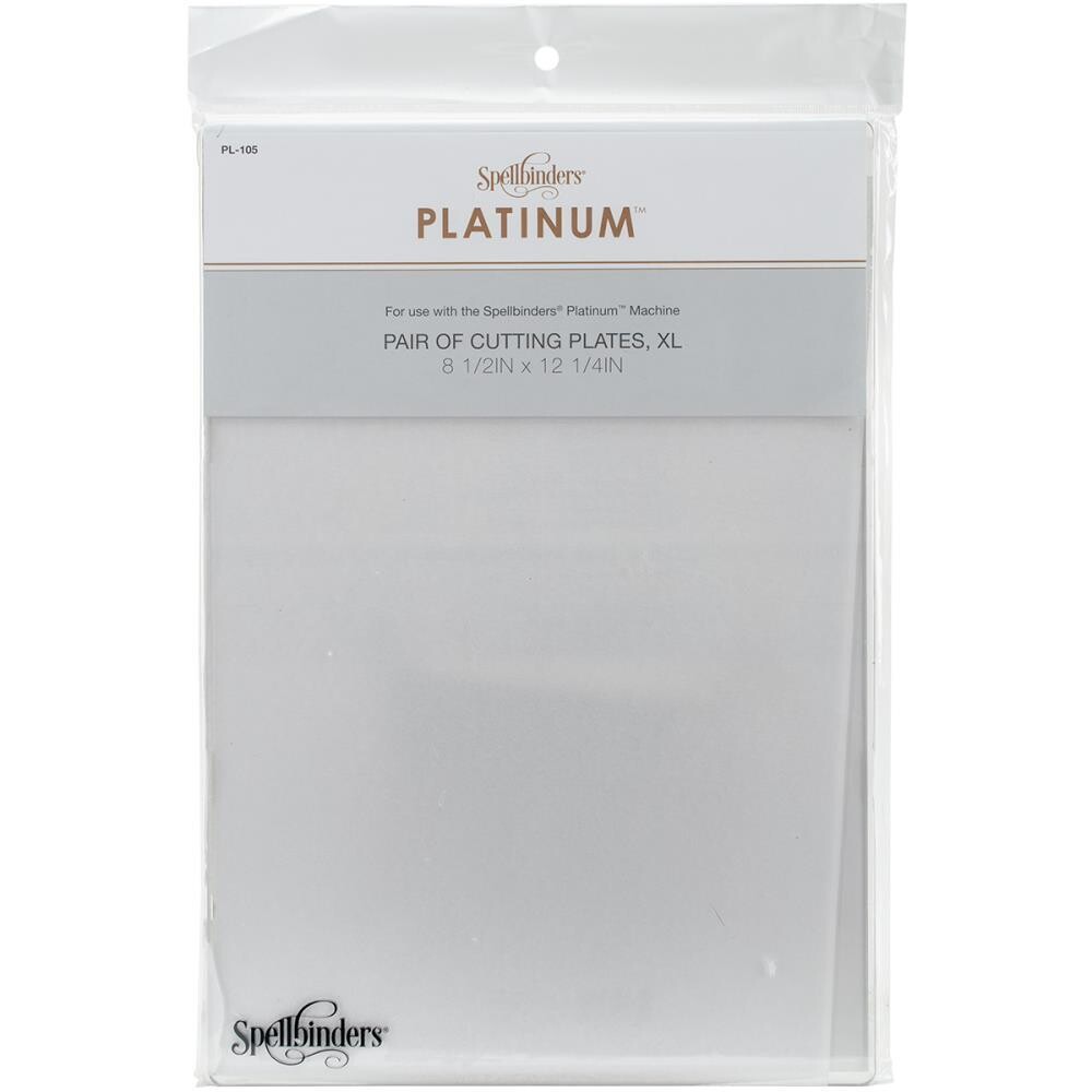 Spellbinders Platinum Cutting Plates XL - 2@ 8 1/2" X 12 1/4"