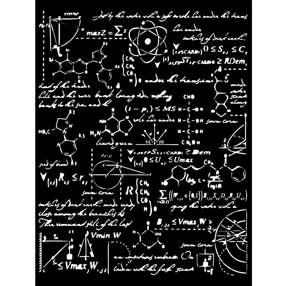 Stamperia Stencil - Alchemy - Formulas