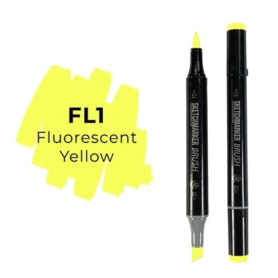 Sketchmarker Brush Pro - Fluorescent Yellow FL1