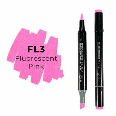 Sketchmarker Brush Pro - Fluorescent Pink FL3