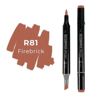 Sketchmarker Brush Pro - Firebrick R81