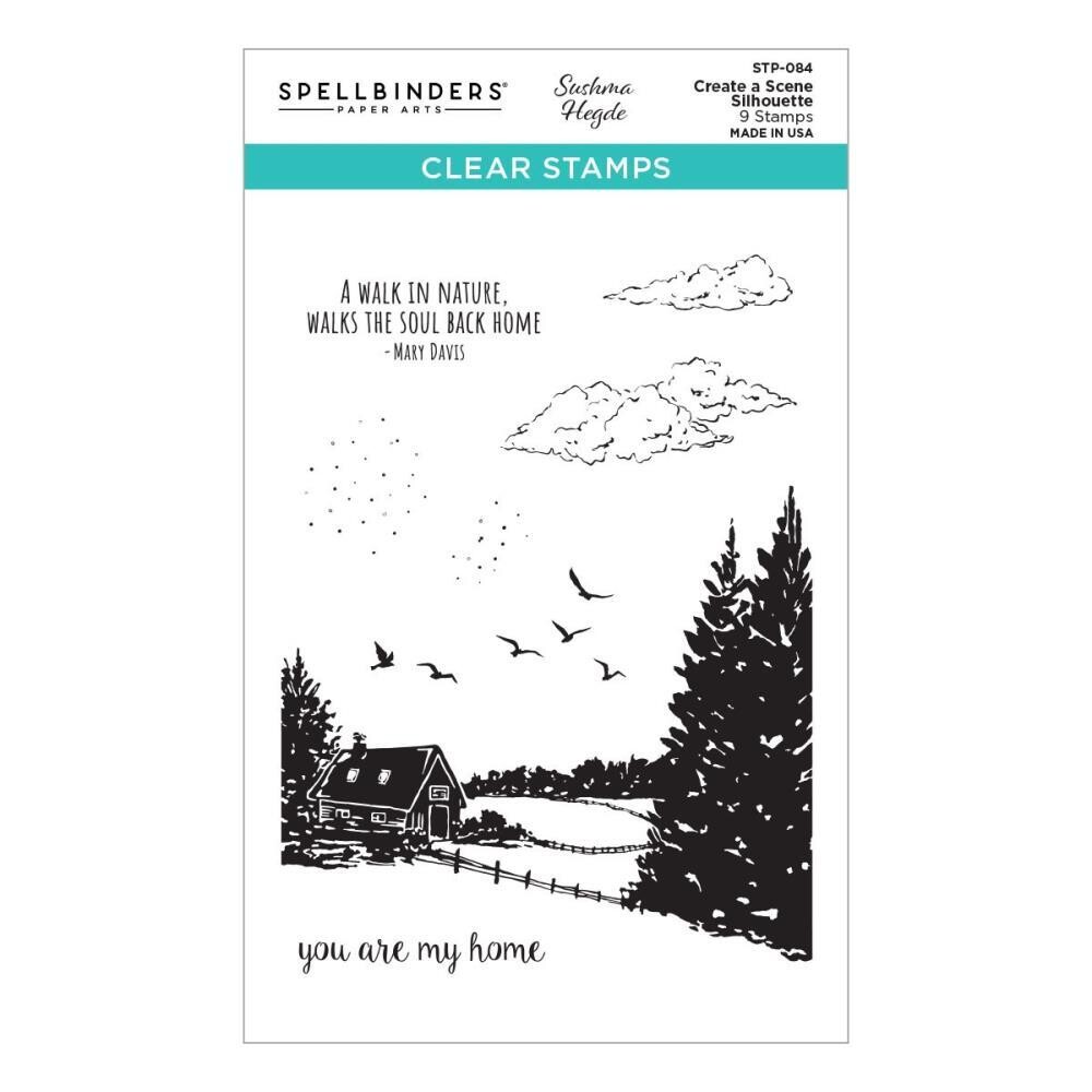 Spellbinders Clear Stamps - Create A Scene Silhouette