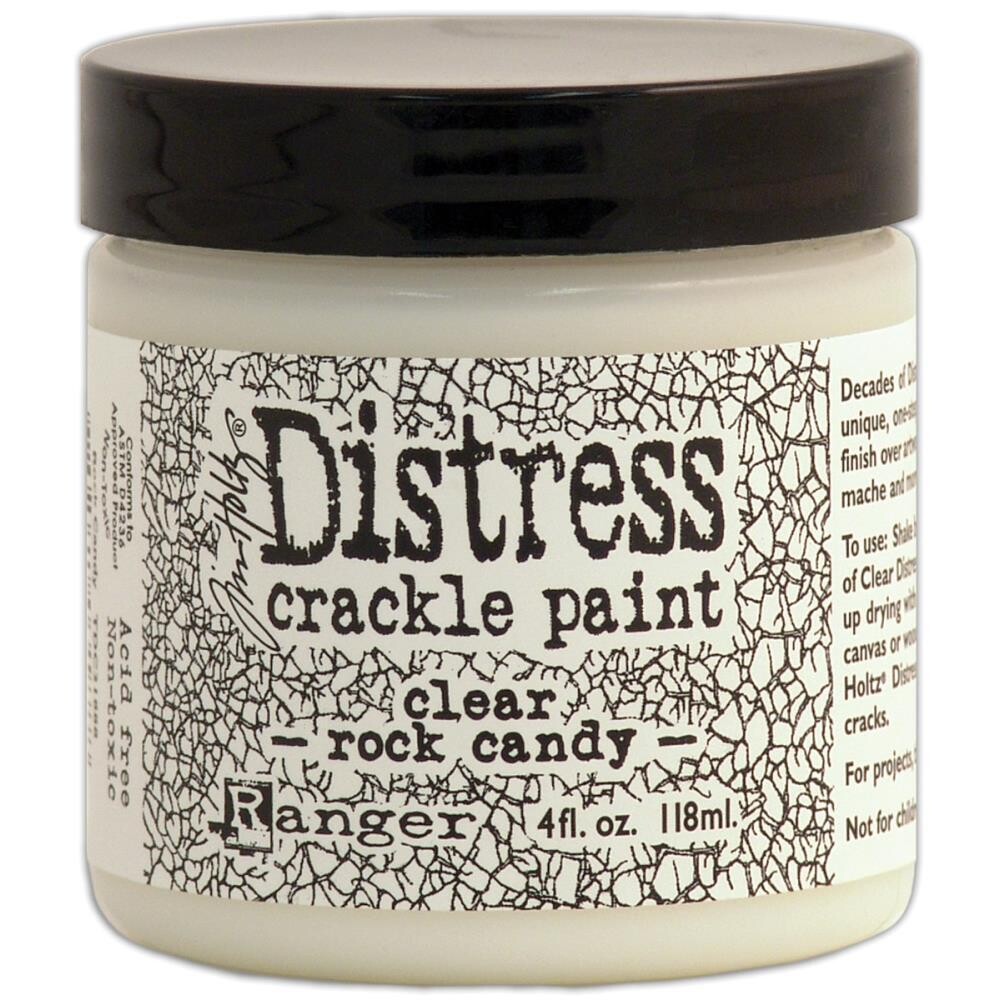 Tim Holtz Distress Crackle Paint - Clear Rock Candy