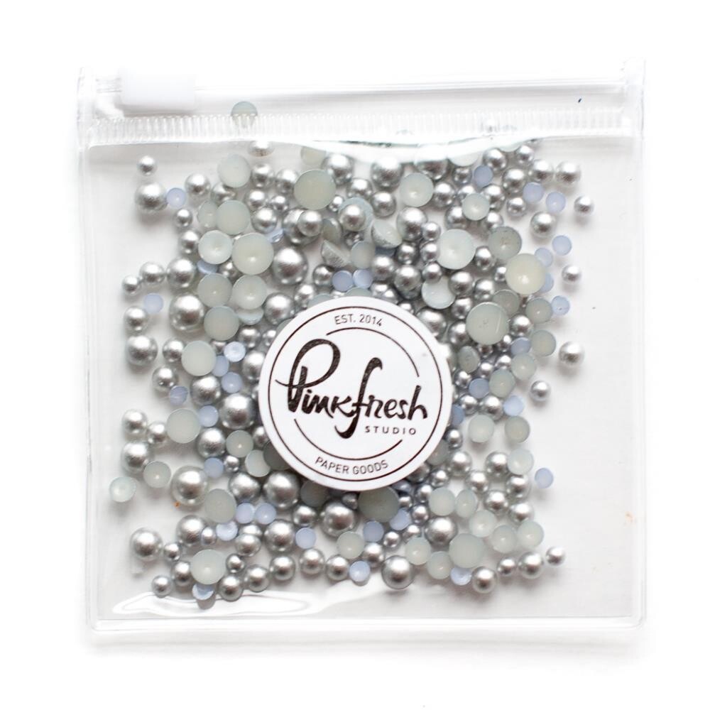 Pinkfresh Metallic Pearls Essentials Matte Silver