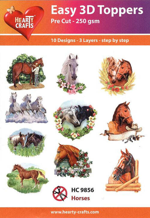 Easy 3D Toppers - Horses