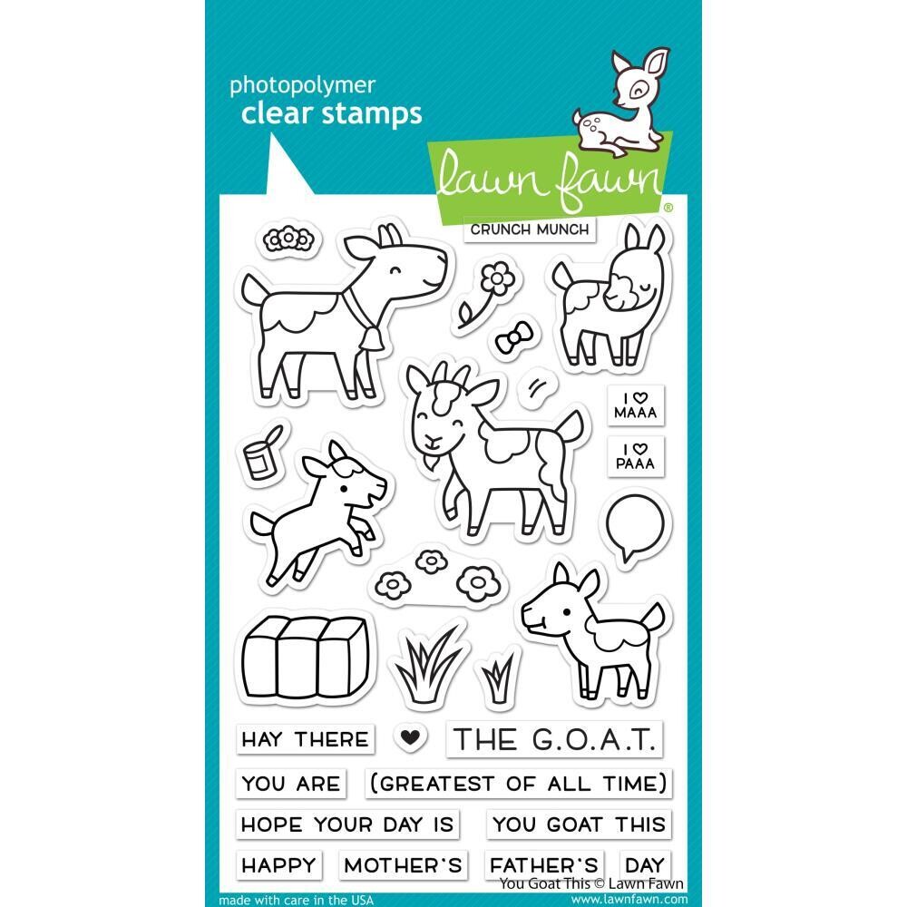 Lawn Fawn Clear Stamps - You Goat This!