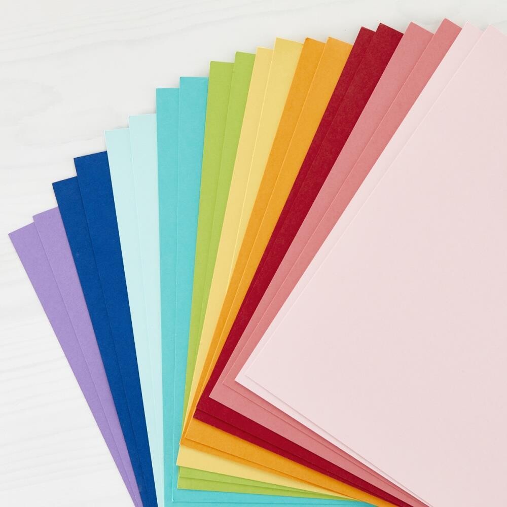 Spellbinders Color Essentials Cardstock - Assorted Pack 20 Sheets Of 100lb.