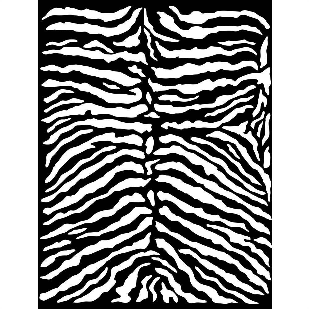 Stamperia Stencil - Savana Zebra Pattern