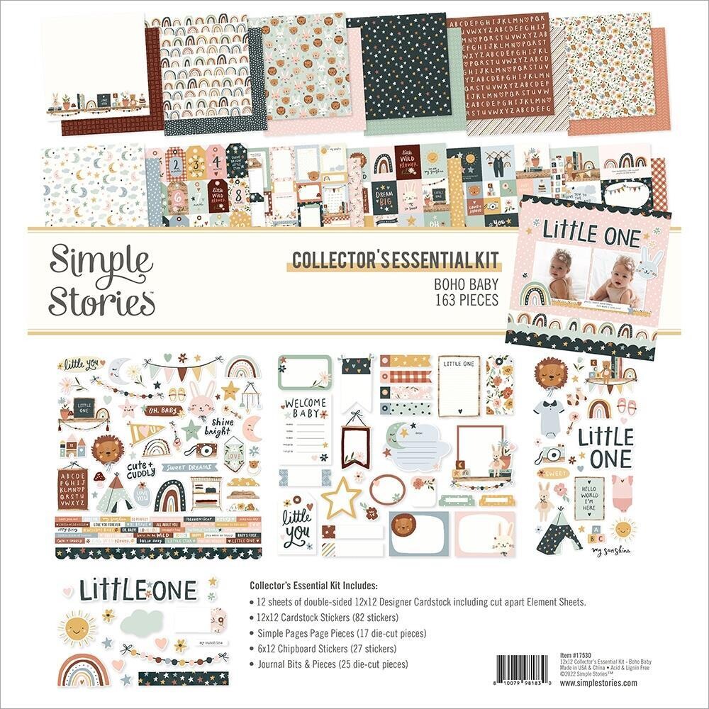 Simple Stories Boho Baby Collectors Essential Kit
