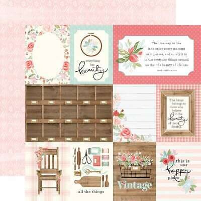 Carta Bella Farmhouse Market Double-Sided Cardstock 12"X12"  " Journaling Cards