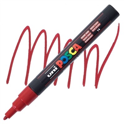 Posca Pen - Dark Red