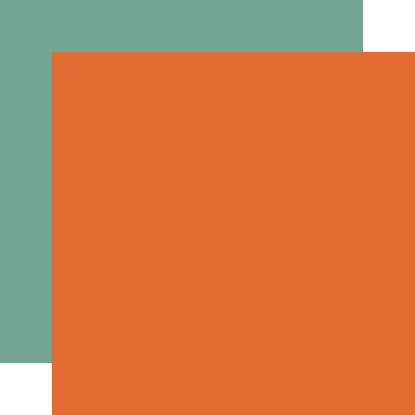Echo Park Celebrate Autumn 12 X 12 Sheet - Orange/Blue