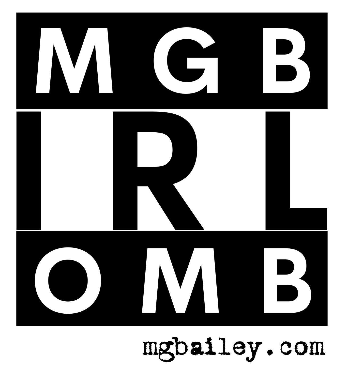 IRL large Vinyl Sticker